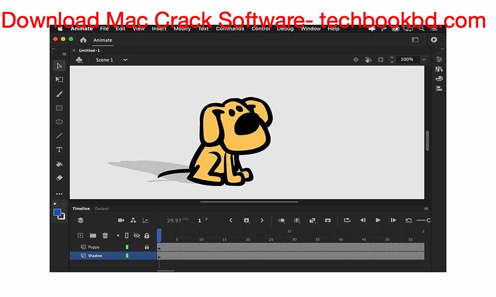 Adobe Animate 2021 v21.0.9 Mac m1 free Download (Full version with product key or activation key) 