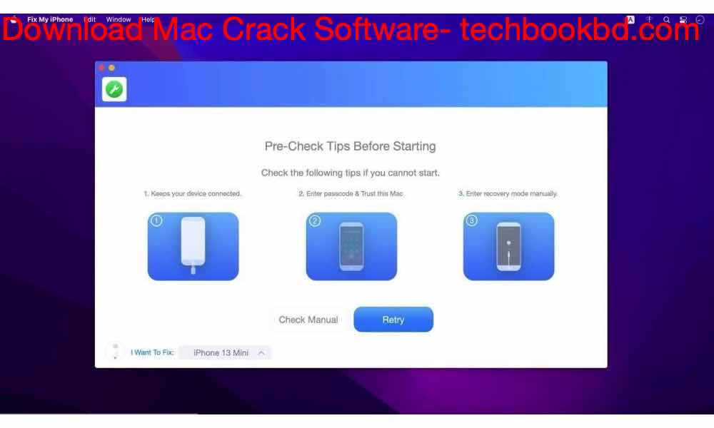 Fix My iPhone Mac m1 free Download (Full version with product key or activation key)  2.0.3