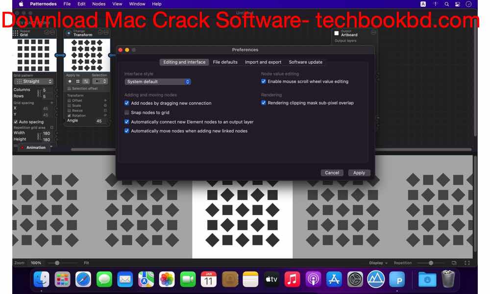 PatterNodes For Mac m1 free Download (Full version with product key or activation key) Crack 3.0.2