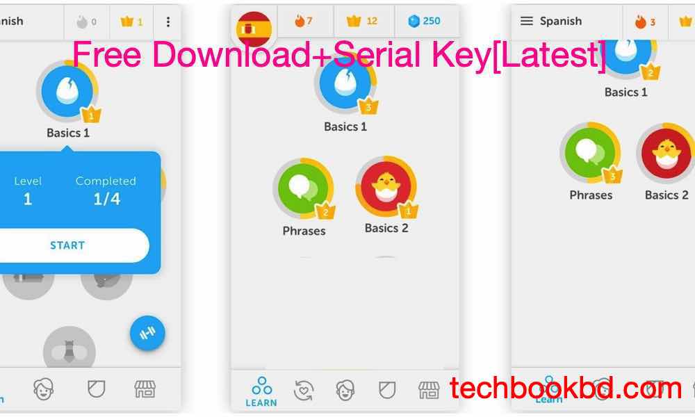 review Duolingo APK + Mod Download for lifetime with Activation key, License, Registration Code, Keygen